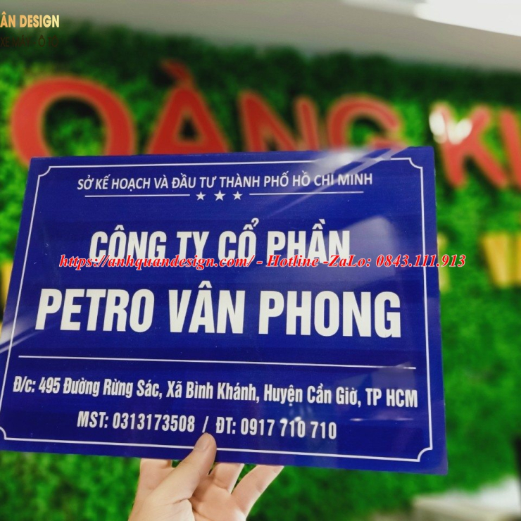 Bảng Tên Công Ty Mica