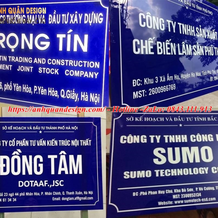 Bảng Tên Công Ty Mica