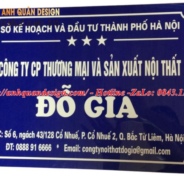 Bảng Tên Công Ty Mica