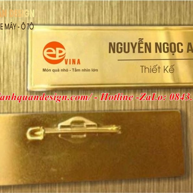 Bảng tên nhân viên công ty