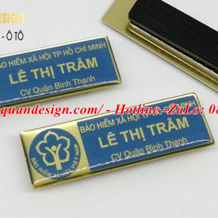 Bảng tên nhân viên công ty