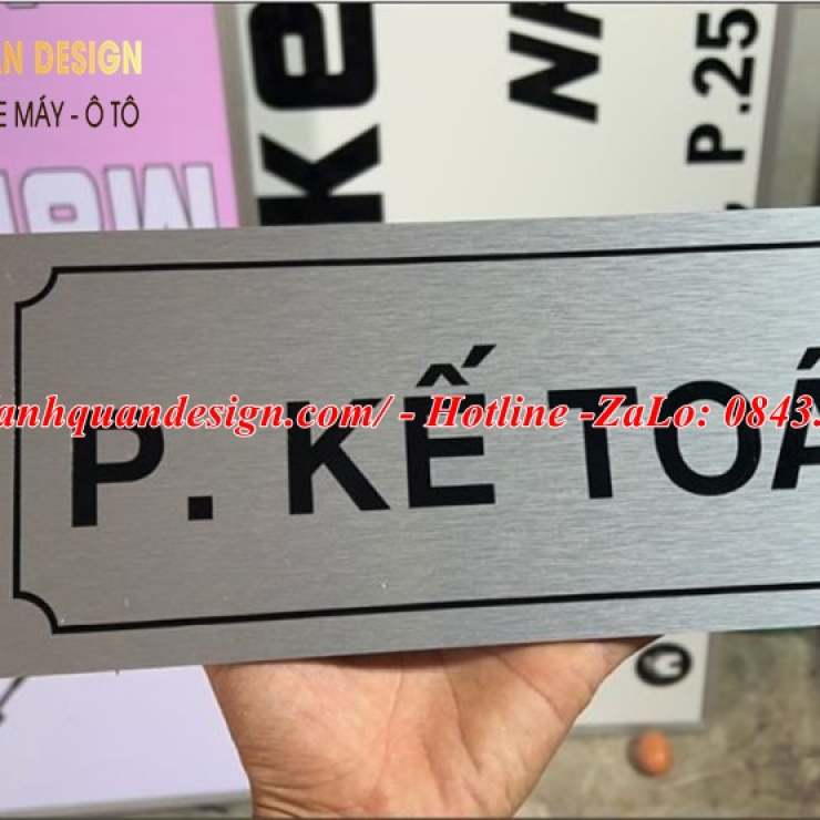 Bảng tên phòng ban công ty