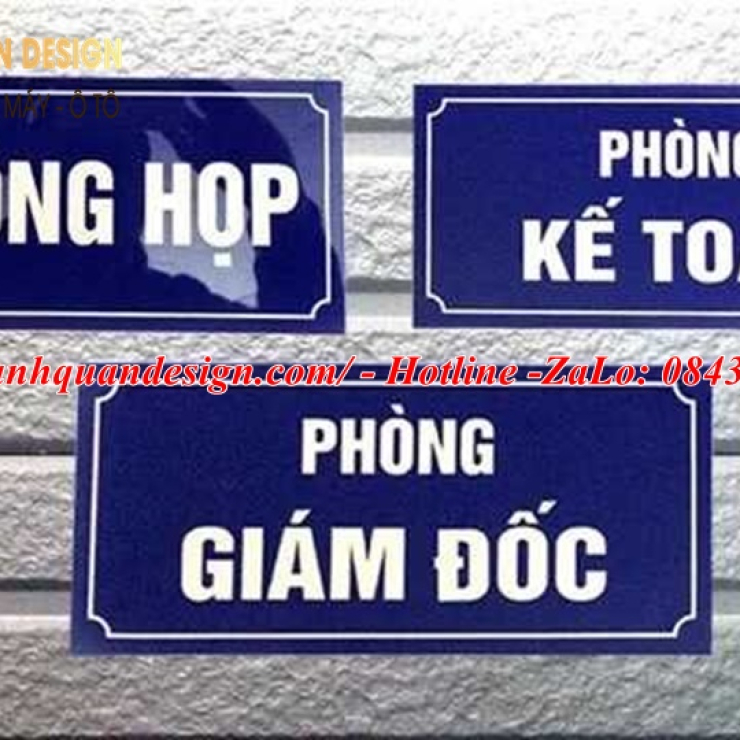 Bảng tên phòng ban công ty