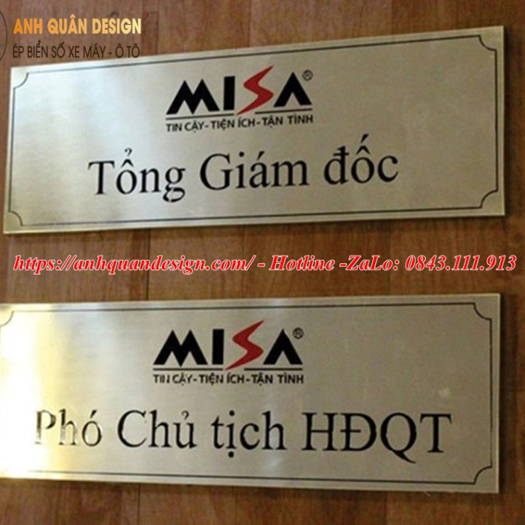 Bảng tên phòng ban công ty