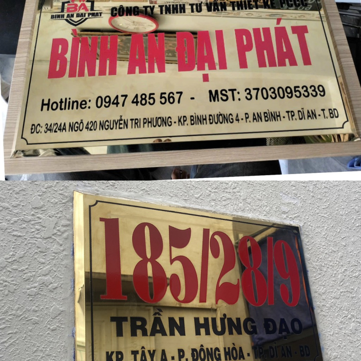 Bảng Số Nhà Inox Giá Rẻ