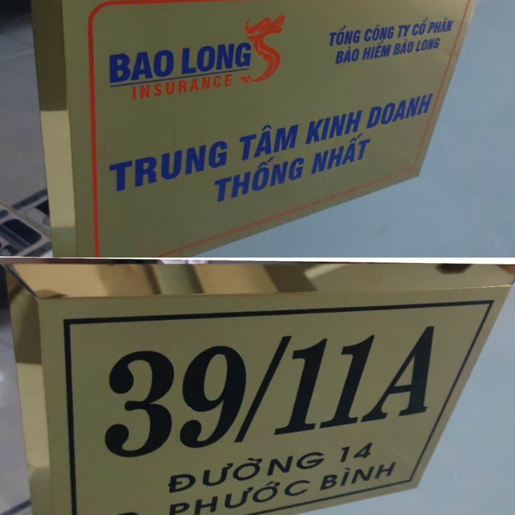 Bảng Số Nhà Inox Giá Rẻ