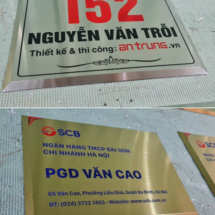 Bảng Số Nhà Inox Giá Rẻ