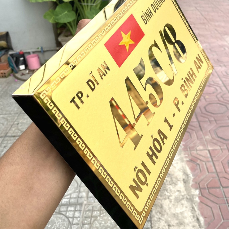 Bảng Số Nhà Inox Giá Rẻ