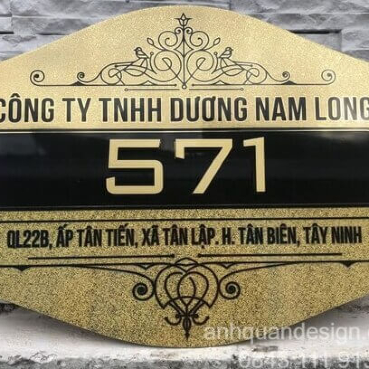 Biển Số Nhà Nhôm Đúc