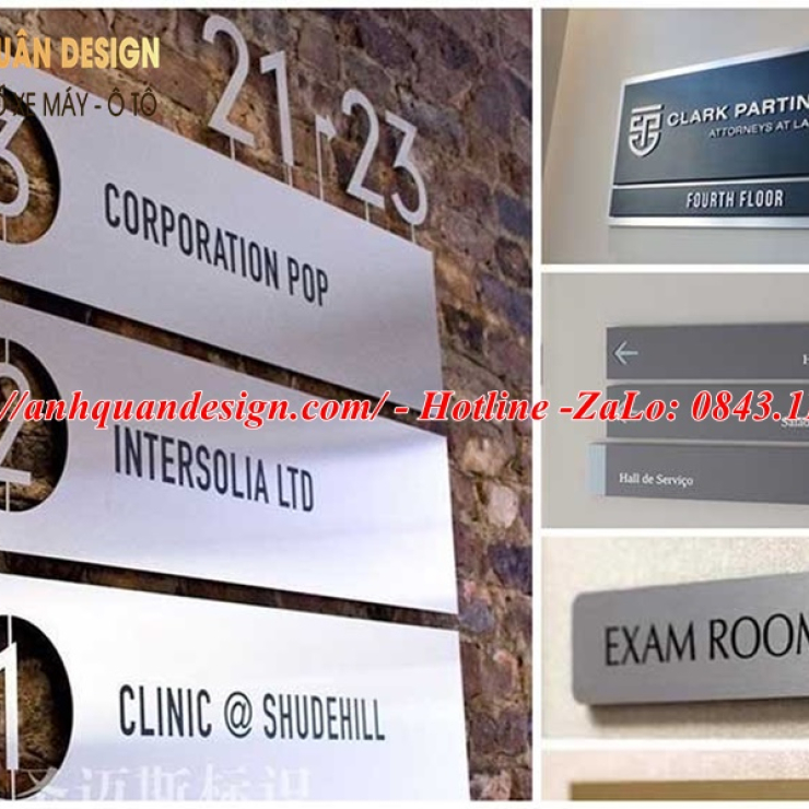 Biển chỉ dẫn công ty, văn phòng
