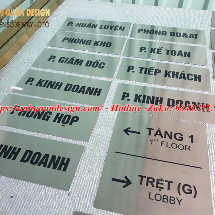 Biển chỉ dẫn công ty, văn phòng