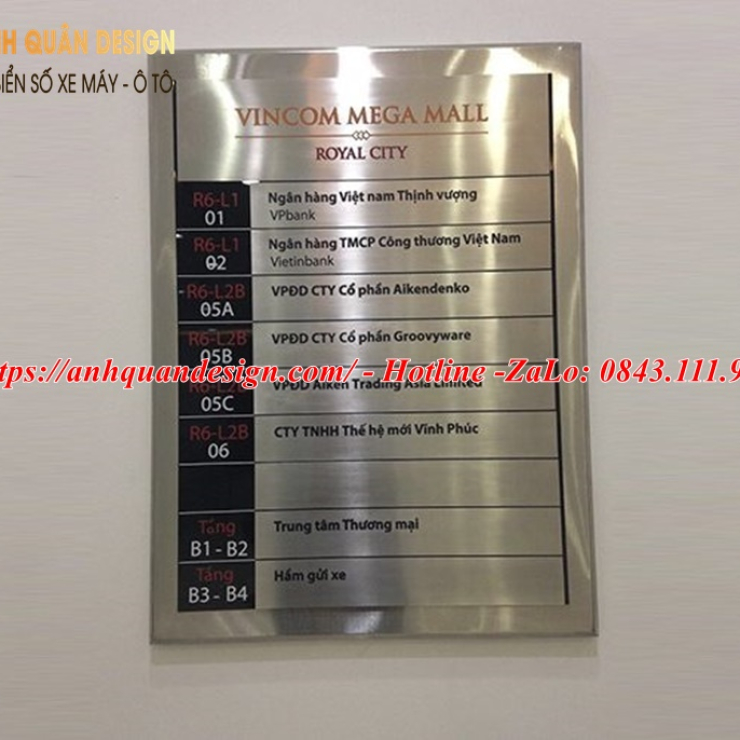 Biển chỉ dẫn tòa nhà