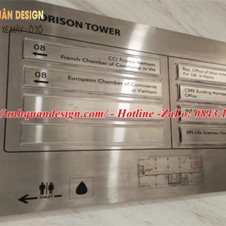 Biển chỉ dẫn tòa nhà