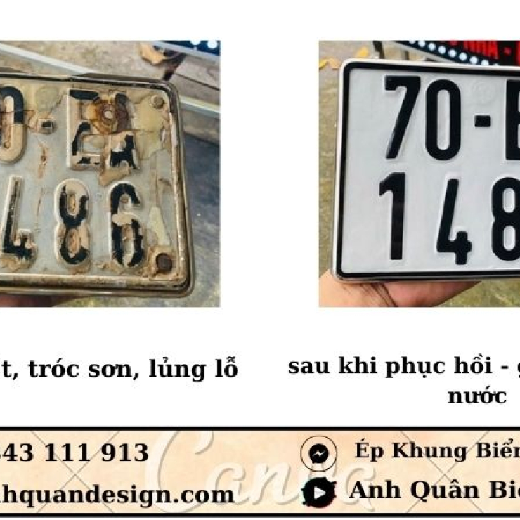 Bảng Giá Phục Hồi Biển Số Xe Máy
