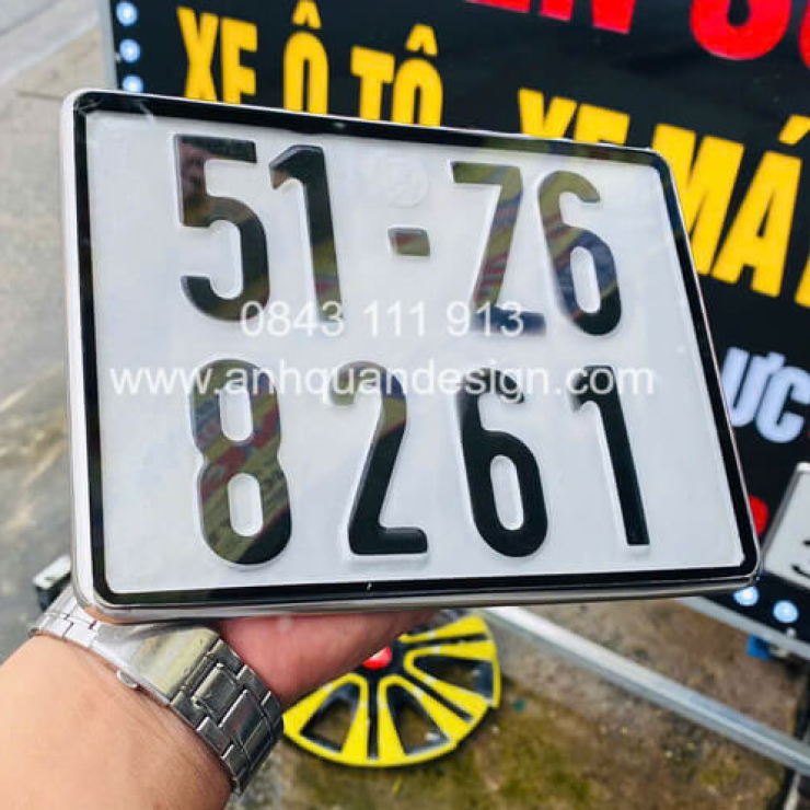 Ép Biển Số Xe Máy Chống Nước