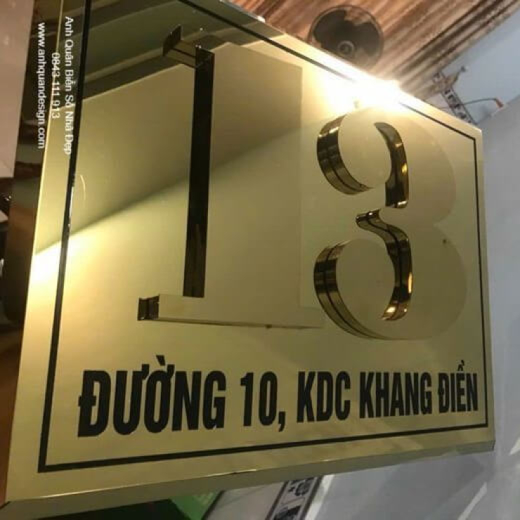 Làm Biển Số Nhà Dĩ An Bình Dương