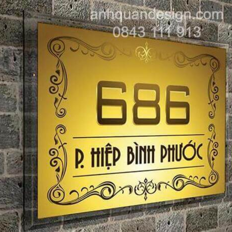 Biển Số Nhà Độc Đáo