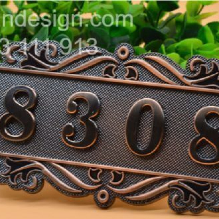 Biển Số Nhà Bằng Đồng