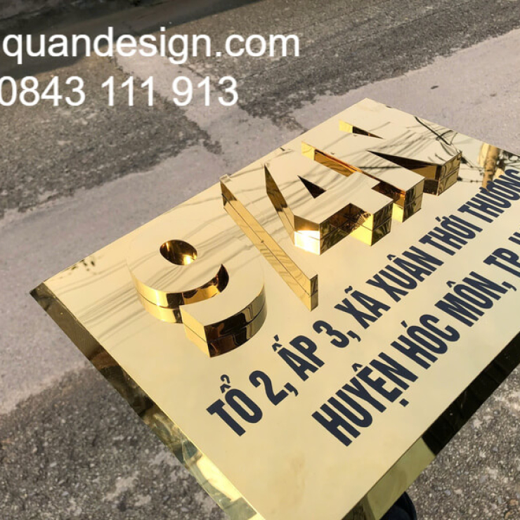 Làm Biển Số Nhà Tại Phú Giáo, Bình Dương