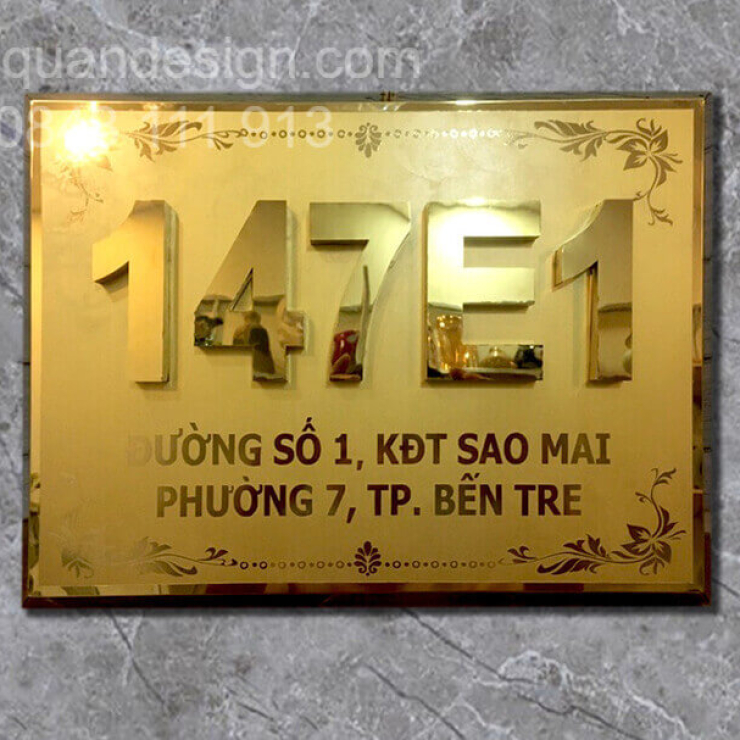 Biển Số Nhà Độc Đáo