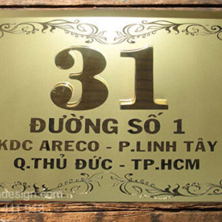 Biển Số Nhà Bằng Đồng