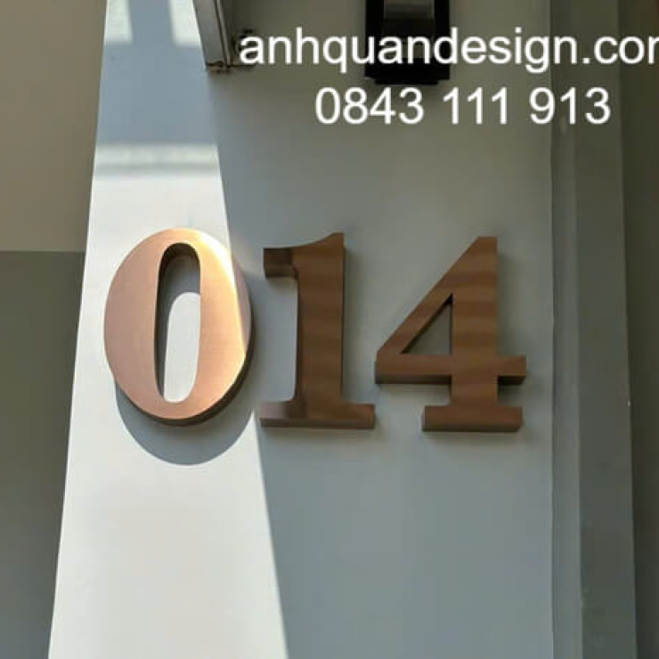 Biển Số Nhà Bằng Đồng