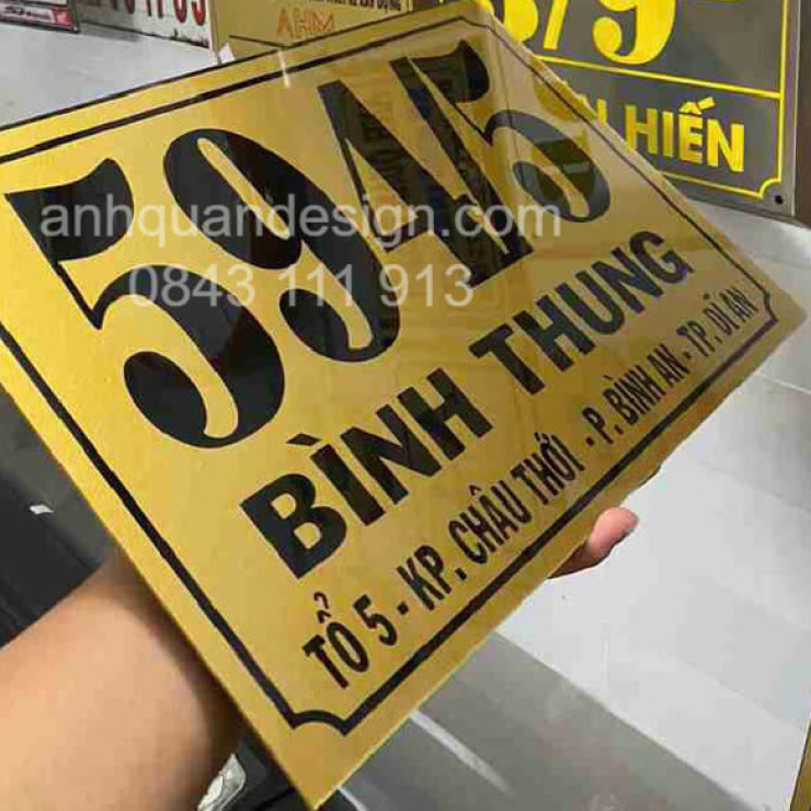 113+ Bảng Số Nhà Mica Giá Rẻ