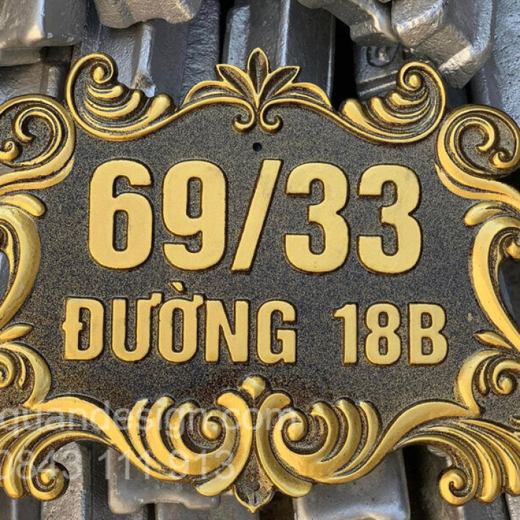 Biển Số Nhà Nhôm Đúc