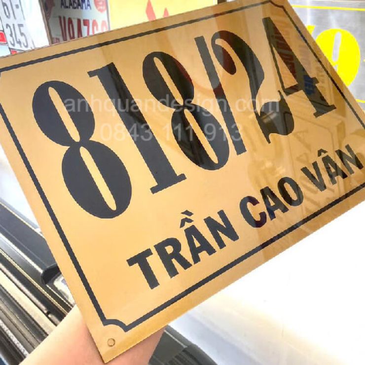 113+ Bảng Số Nhà Mica Giá Rẻ