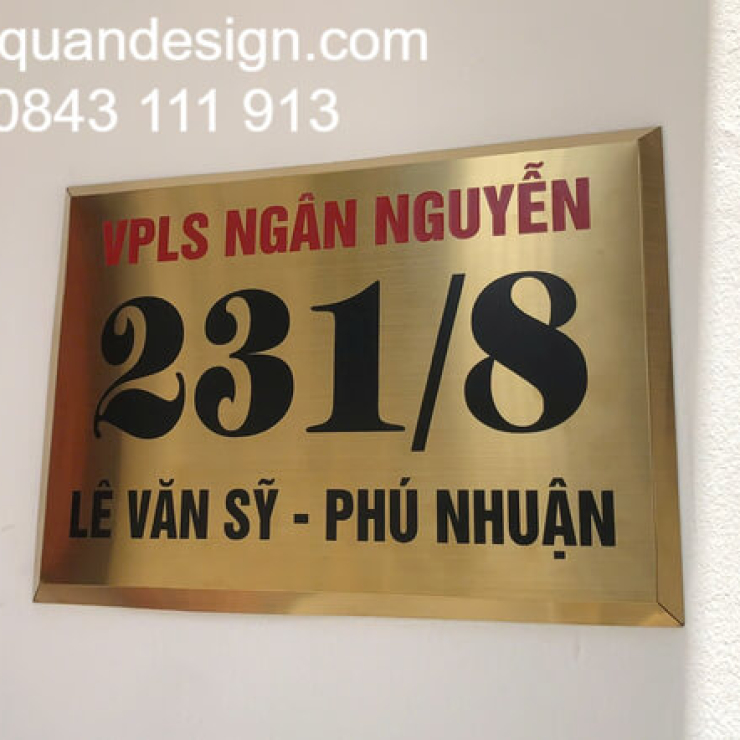 Làm Biển Số Nhà Tại Phú Giáo, Bình Dương