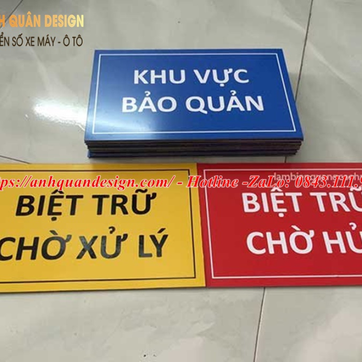 Biển tên phòng mica