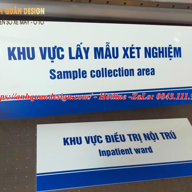 Biển tên phòng mica