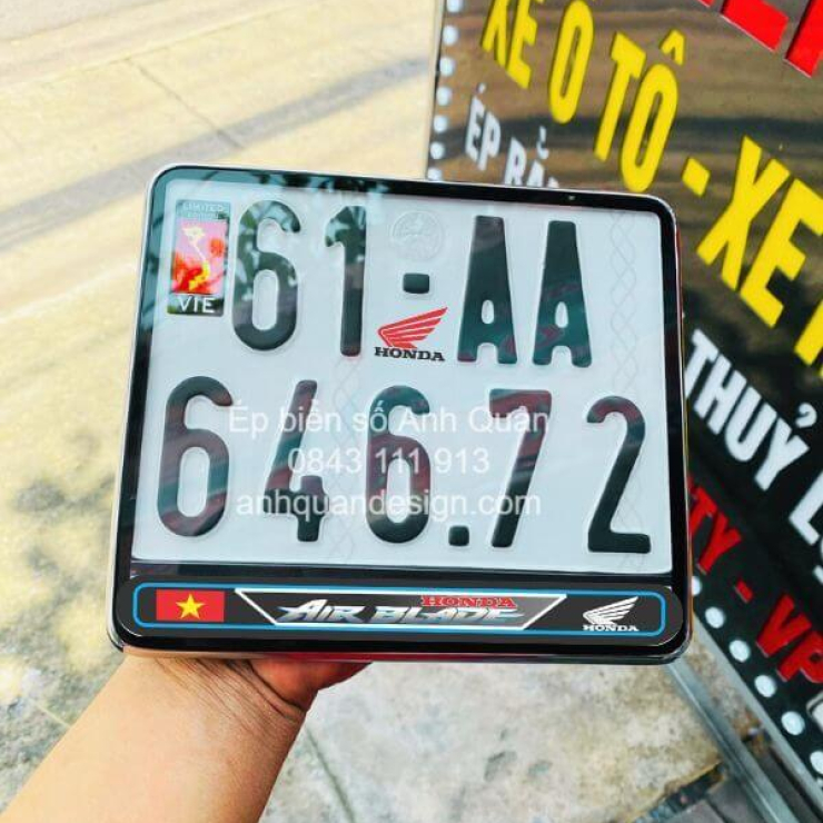 Tổng Hợp 68+ Kiểu Ép Biển Số Honda Airblade Đẹp Nhất Năm