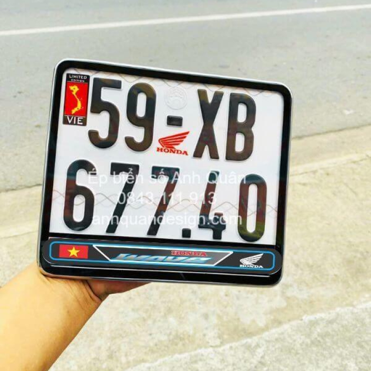 Top 10+ mẫu ép biển số xe Wave đẹp, chống nước 2026