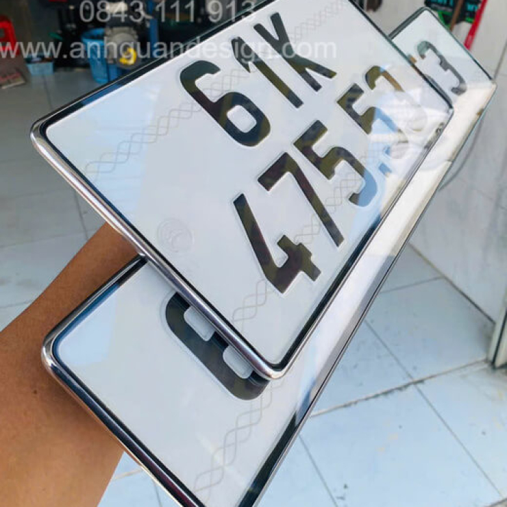 Ép Biển Số Ô Tô Cao Cấp Tràn Viền