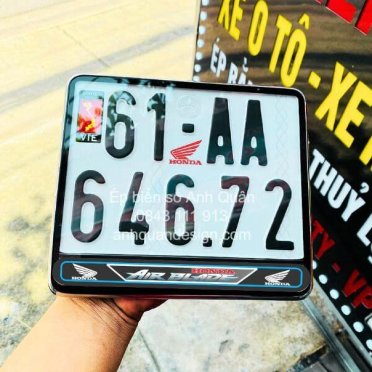 Tổng Hợp 68+ Kiểu Ép Biển Số Honda Airblade Đẹp Nhất Năm