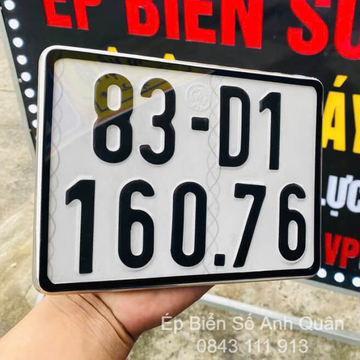 Ép Biển Xe Máy Tràn Viền Cao Cấp