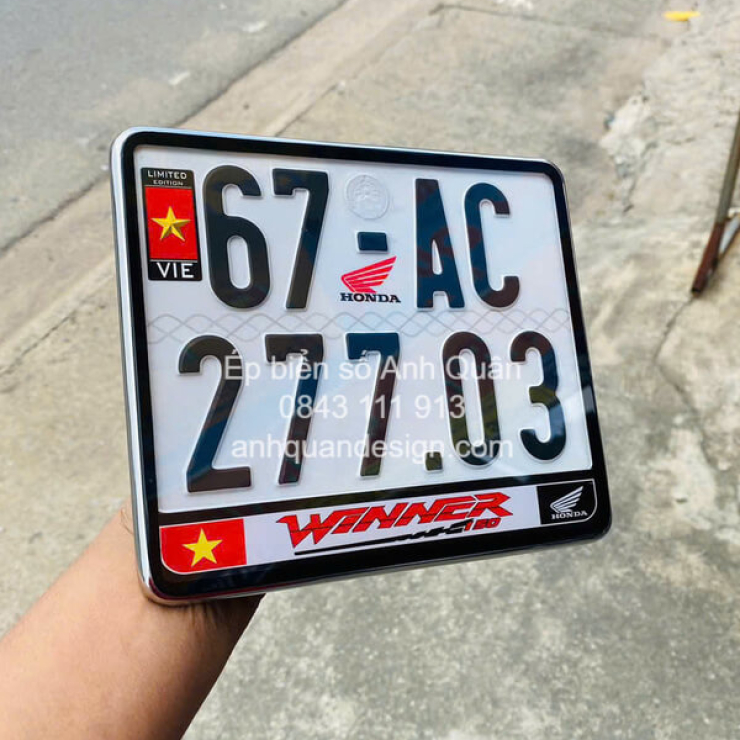 Top 86+ Mẫu Ép Biển Số Xe Máy Honda Đẹp Nhất Năm