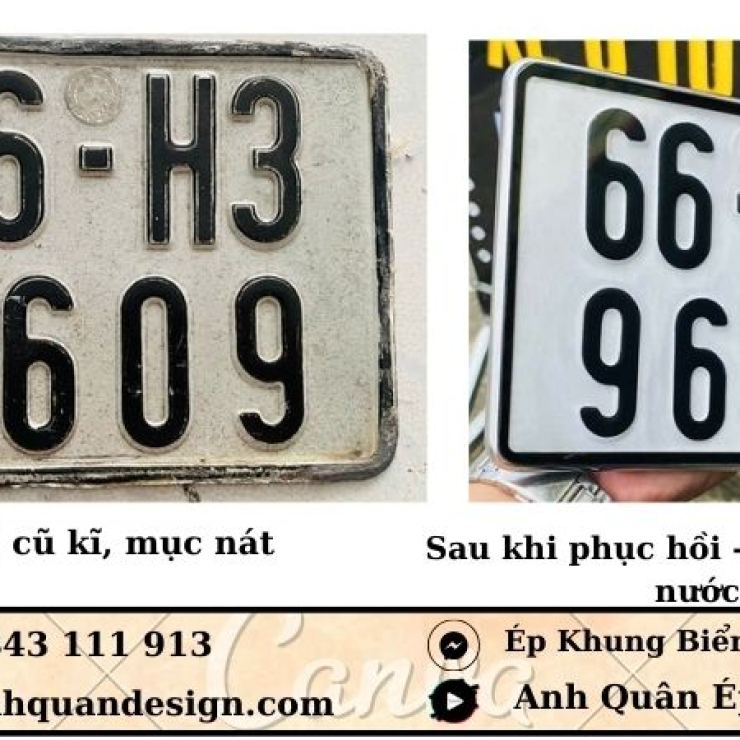 Bảng Giá Phục Hồi Biển Số Xe Máy