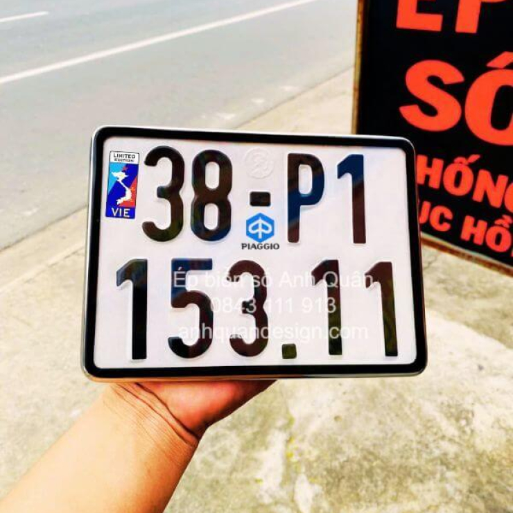 Top 13+ Khung Biển Số Vespa Cao Cấp Hot Nhất