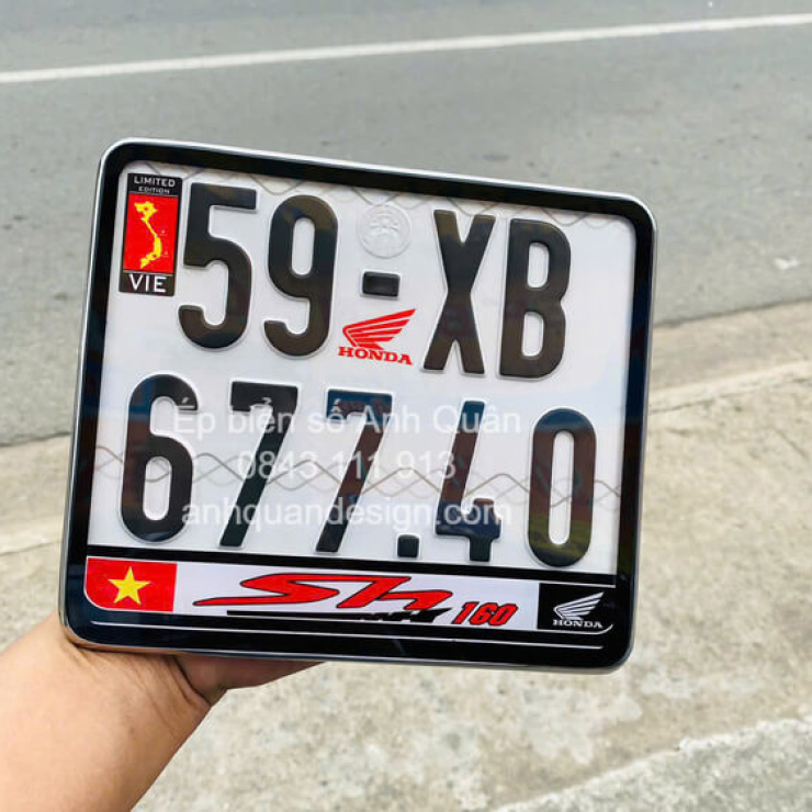 Top 31+ Mẫu Ép Biển Số Xe Máy SH Độc Đáo