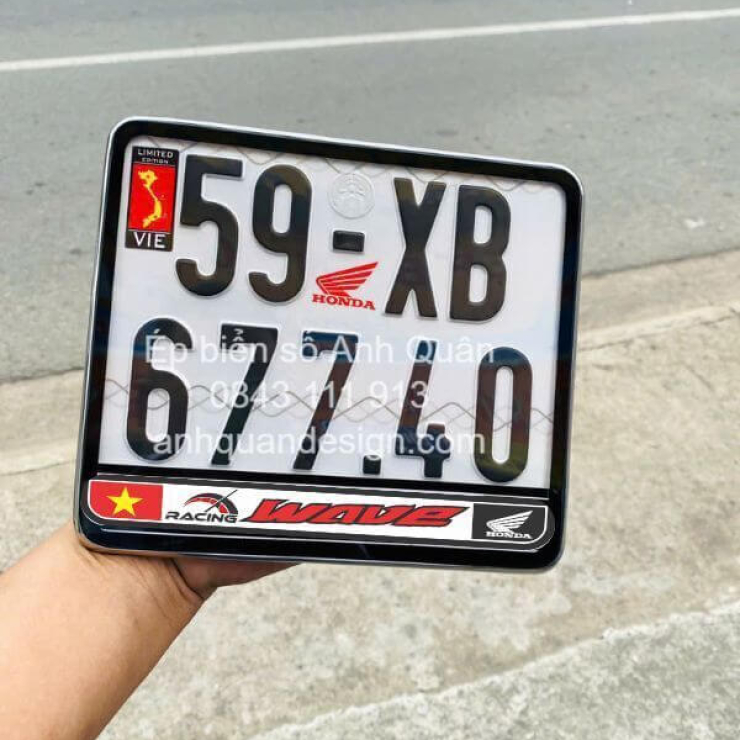Top 10+ mẫu ép biển số xe Wave đẹp, chống nước 2026