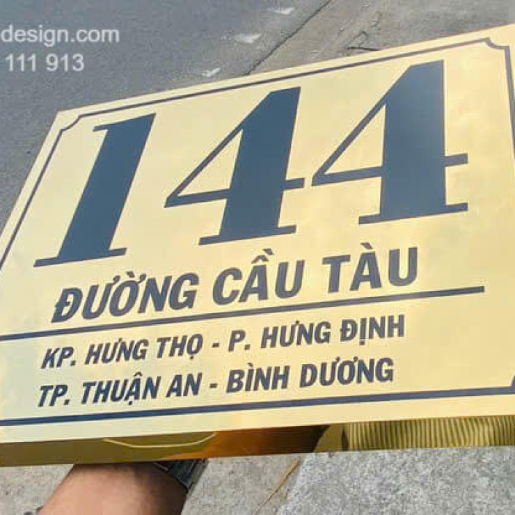 Làm biển số nhà đẹp TPHCM