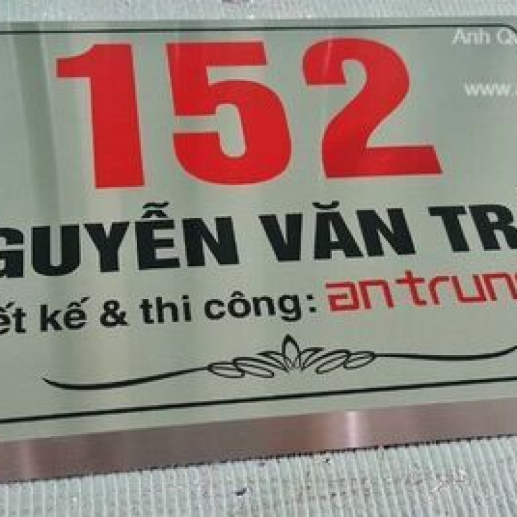 Làm Biển Số Nhà Dĩ An Bình Dương