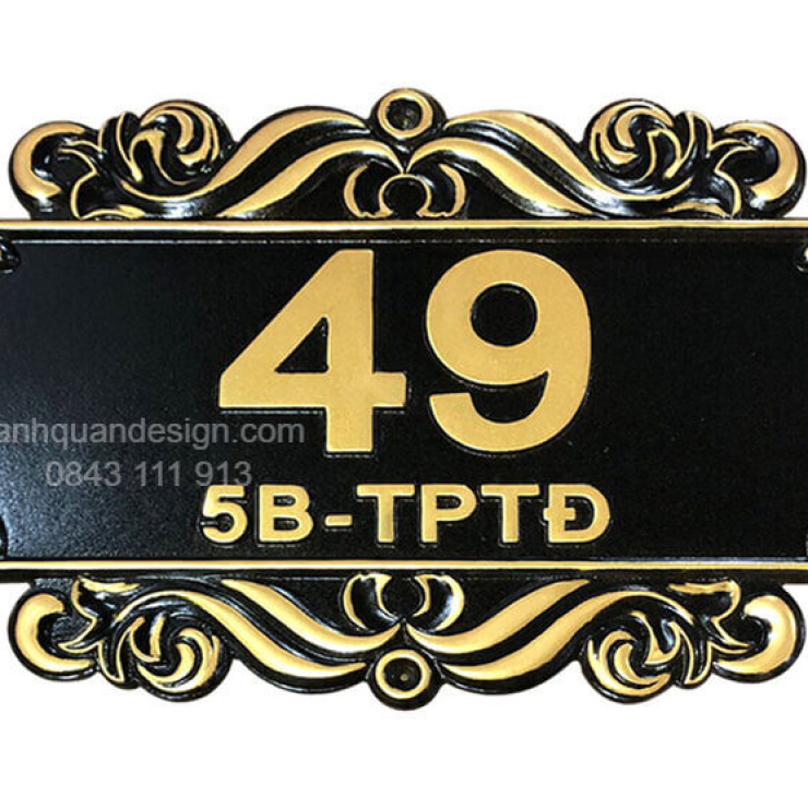Biển Số Nhà Nhôm Đúc