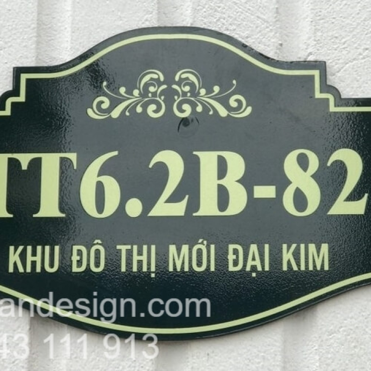 Biển Số Nhà Nhôm Đúc