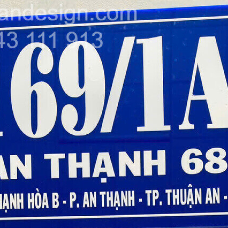Làm Biển Số Nhà Mica Đẹp