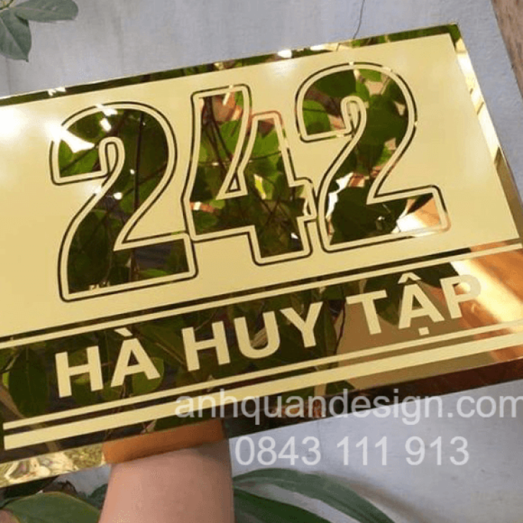 Mẫu Biển Số Nhà Đẹp Nhất