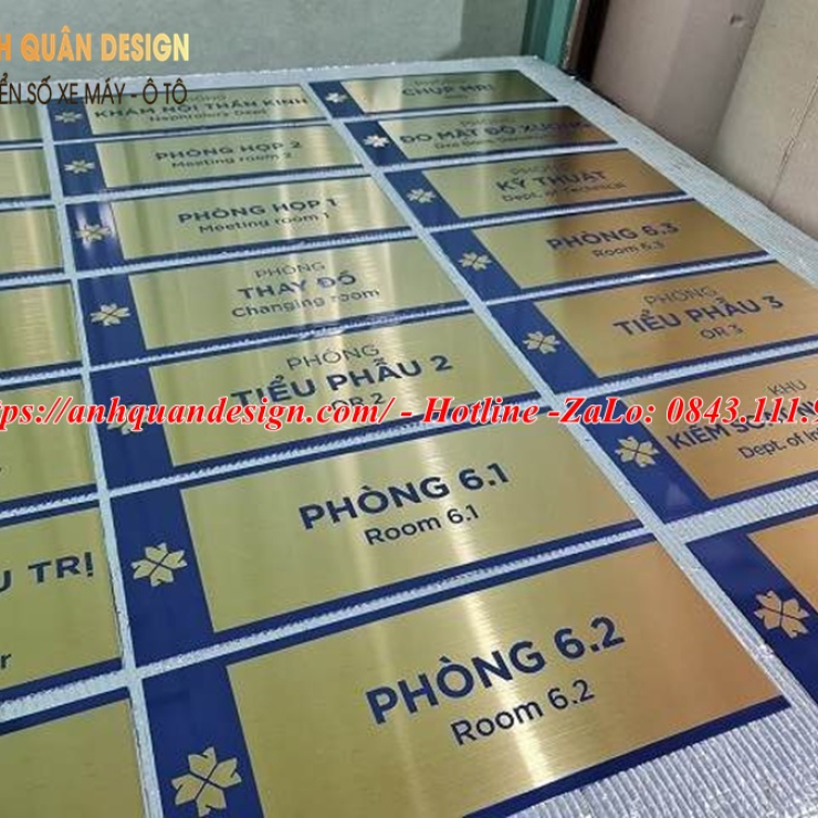 Mẫu biển tên phòng làm việc đẹp