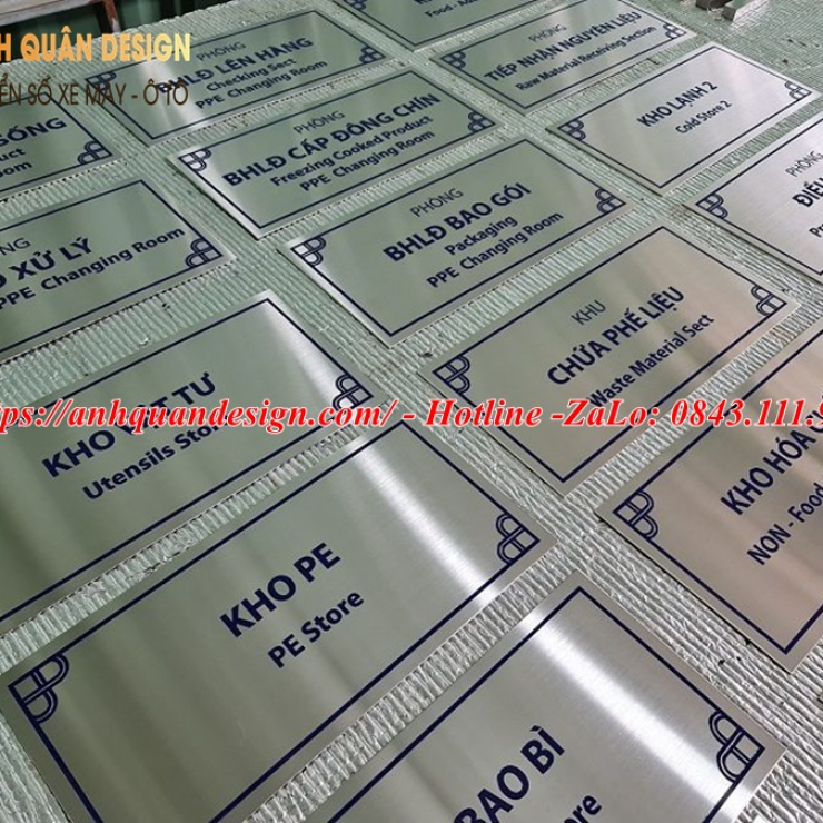 Mẫu biển tên phòng làm việc đẹp